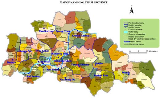 Kampong Thom Geography